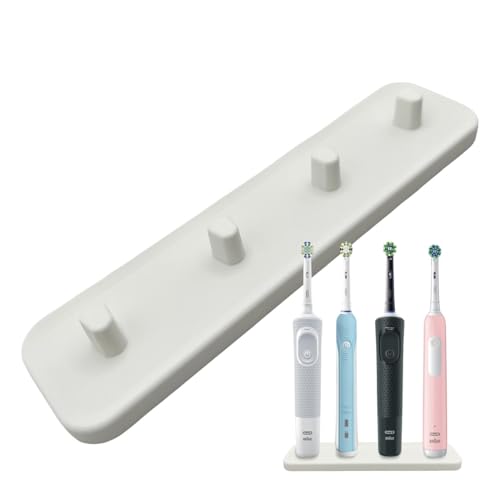 Electric Toothbrush Holder Stand compatible with Oral B (four toothbrushes)