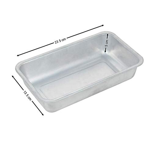 RTC Essentials Aluminium Loaf Pan for Baking Bread and Cake | Heavy-Duty, Rust-Resistant, Lightweight Bread Tin | 23.5 x 13.5 x 5 cm Baking Pan for Oven and Kitchen Use 4