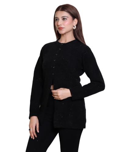 Image of Grand Line Winter wear Acrylic Lady Cardigan /Sweater for Casual and Evening outings