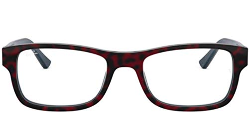 Image of Ray-Ban Unisex Clear Lens Square Frames - 0RX5268