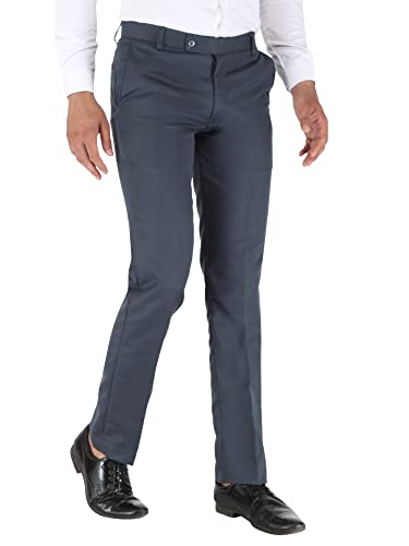 Image of Formal Pants for Men Office Wear - Premium Regular Fit Formal Trouser for Men, Boys, Gents Bottom Formal wear for Office Meeting, Party, Gathering, Wedding