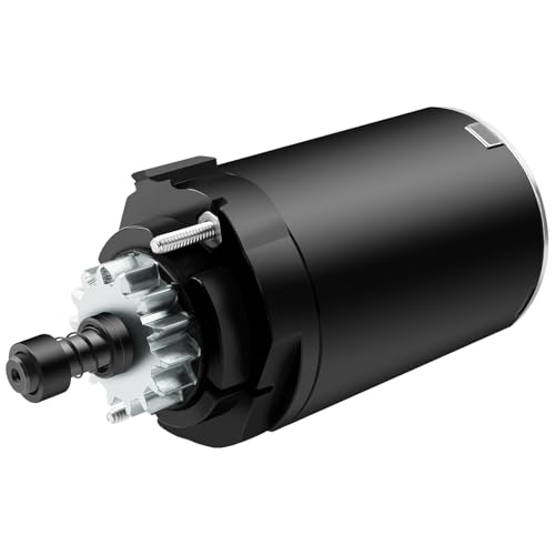 Image of SCITOO Starter Motor SAB0145 5796 for Toro Mowers-Zero Turn G4010 G4020 2007 2008 TimeCutter Z4200 Z4220 Z5000 Riding Mower 2008 2009 Tractors-Lawn LX420 12 Volt CCW 14-Tooth Pinion