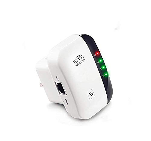 Preisvergleich Produktbild AWINLI Network Extender Wireless Repeater WiFi Signalübertragung Verstärker Signal Booster Wireless N 300Mbps 2,4GHz IEEE802,11n / g / b mit WPS Funktion