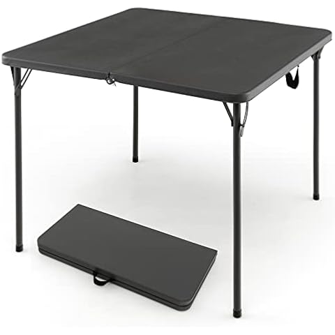 COSTWAY 34" Folding Table for Indoor and Outdoor Use Cover