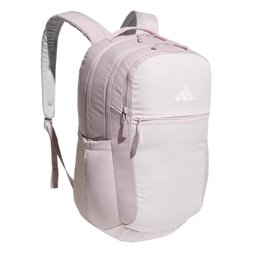 adidas Mochila escolar Phenom – Bolsa para laptop, trabalho e viagem, 28L, roxo lilás duplo/rosa destilado, tamanho único
