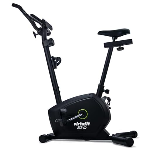 VirtuFit HTR 1.0 hometrainer, 8 weerstandsniveaus, Extra stevige constructie, Hartslagfunctie, Fitness fiets
