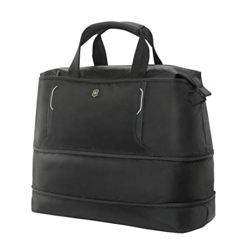 Victorinox Werks Traveler 6.0 Weekender Bag with Zipper Expansion, Black, 12.6-inch