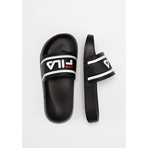 FILA Morro Bay kids Unisex-Kinder Slipper, Schwarz (Black), 34 EU
