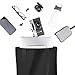 5 | 25 | 50 Pack Economical Reusable Canvas Tote Bag, 10 Oz Washable Thicken Grocery Bag, Plain Canvas Bags with Handles, Blank Bag Suitable for DIY, Tote Bags to Paint(Black) (25, 8.8 x 9.6 Inch)
