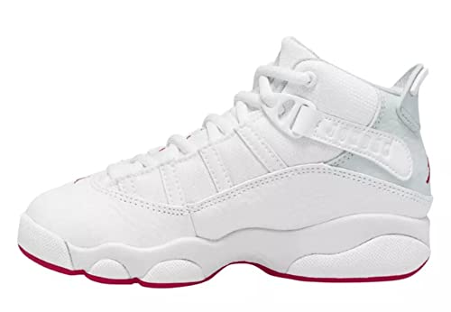 Big Kid's Jordan 6 Rings White/Mystic Hibiscus (323419 116) - 62