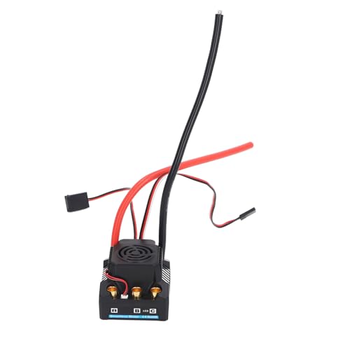 corsa pulita e asciutta dopo Car Brushless ed ESC e RC per 【Completo】 - Goditi la tranquillità con le nostre molteplici funzionalità di protezione integrate nell'ESC da 150 A. Include un'interruzione di bassa tensione per batterie LiPo o NiMH, surriscaldamento, perdita dell'acceleratore e blocco del motore. Questi presentano i tuoi componenti costosi, assicurandoti di poter correre esclusivamente mentre l'ESC si prende cura della tua elettronica. ESC150A ESC150A senza spazzole 150A per /8 RC Car