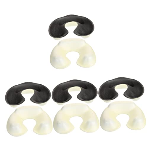 LALAFINA 4pcs Perm Bowl Lightweight Tray Barber Neck Basin Headwash Hair Color Rest Shop Shampoo Equipment Washing Hairdressing Salon Perming Container Protector Home Portable for