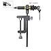 GREATFISHING 360° Rotation C-Clamp Fly Tying Vise Hardened Steel Jaws Jig Lure Making Tool Fly Tying Tool Kit