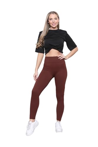 Leggings côtelés pour femme taille haute pantalon de sport skinny sans couture