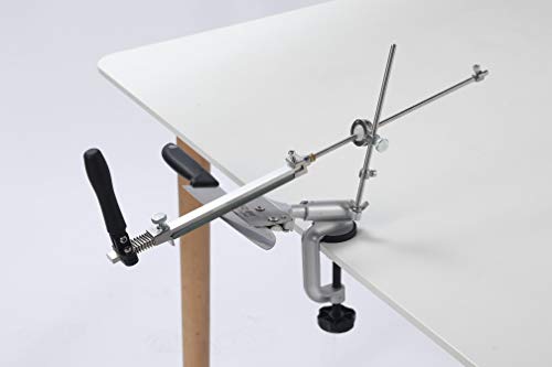 Ruixin pro Aluminium alloy Knife sharpener system 360 degree flip Constant angle Grinding tools Grinder machinewith 4pcs stones