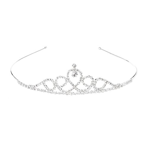 Preisvergleich Produktbild Pixnor Hochzeit Diadem Brautbrautjungfern Strass Kronen Stirnband Tiara
