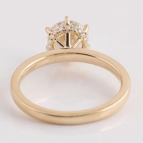 Bague de mariage argent 925 moissanite anti-ternissement et confortable