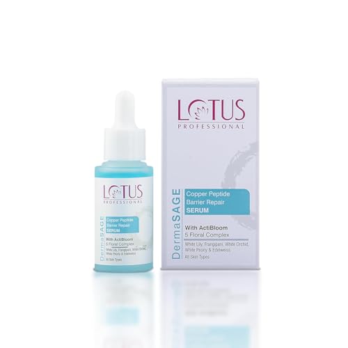 Image of Lotus Professional DermaSAGE Copper Peptide Barrier Repair Serum 24-hour Lock-in Moisture for Skin Regeneration and Collagen Production | All Skin Types | 28ml