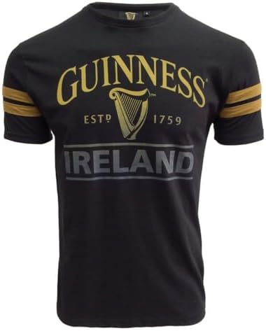 Guinness Black Deep Tan Tape Tee-Shirt