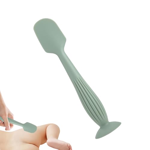 Espátula de silicona para pañales, aplicador de ungüento para pañales de bebé, herramienta de silicona y flexible, esparcidor con mango de agarre, espátula compacta para el cuidado