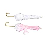 ERINGOGO 5sets Mini House Model Decorative Umbrella Simulated Tiny Umbrella Mini Furniture Educational Toy 2pcs*5
