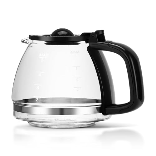 TZPLOQA 5 Cup Plastic & Glass Replacement Carafe