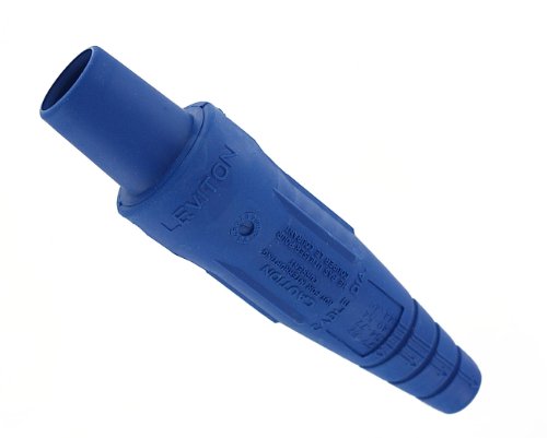 Raccord femelle Leviton 16D31-B bleu anti-échauffement à double vis - 2