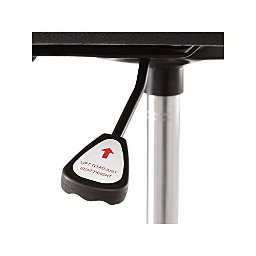 Alera Alein4641 Alera Interval Series Swivel Task Stool, Tone-On-Tone Fabric, Graphite Gray #TOP3