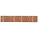 Produktbild vidaXL Kiefernholz Imprägniert Beeteinfassung Rollboarder Rasenkante Beetbegrenzung Beetzaun Beetumrandung Palisade Beet Einfassung Braun 120cm