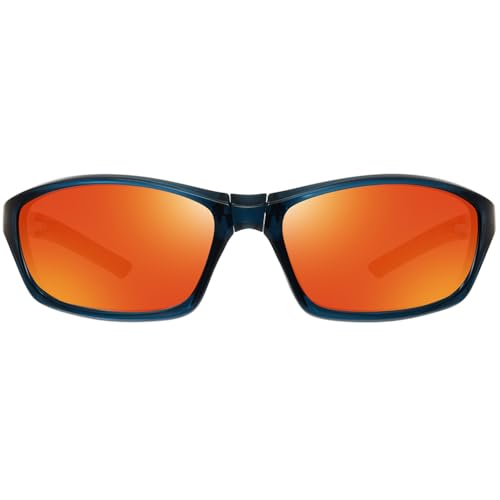 Image of Groeningen Rectangular Polarized Sunglasses for Men & Women - Lightweight TR Frame, UV400 Protection