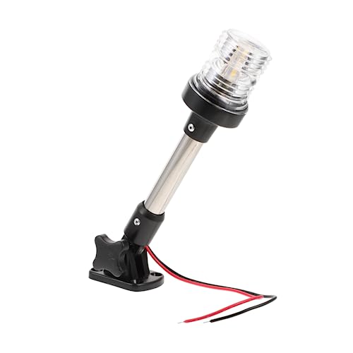 Outanaya 1Pc Navigation Light LED Anchor Lamp for Boats Yachts Lighting with Lenses Essential Safety Equipment for Use