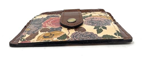 Image of Patricia Nash Leather Cassis ID Card Case Wallet, Natural