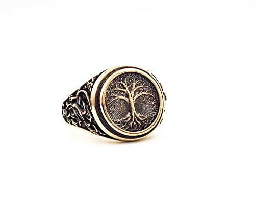 Tree of Life Ring Promise Brass Jewelry Br-1053