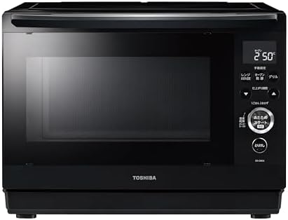 （19:30時点） TOSHIBA(東芝) スチームオーブンレンジ 石窯ドーム ER-D80A(K) ブラック 250℃ 1段調理 フラットテーブル 電子レンジ 赤外線センサー ノンフライ調理 簡単お手入れ 小型 新生活 一人暮らし 二人暮らし ファミリー