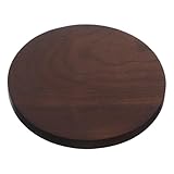 Fabrication soignée : avec ses bords lisses et ses surfaces polies avec expertise, ce présentoir rond en bois est facile à nettoyer et à entretenir, ce qui en fait un support idéal pour toute collection ou pour exposer des figurines