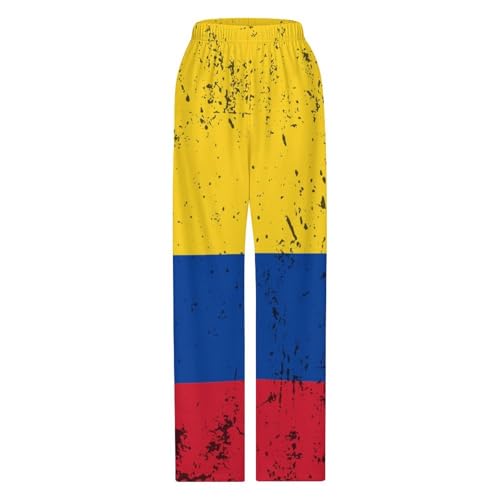 Retro Colombian FlagChildren's Casual Pajamas120CM3