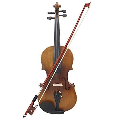 summina Violine in Größe 4/4, matt, aus Holz, für Gesicht, Griff aus...
