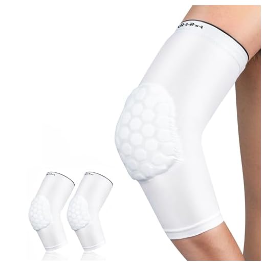 HiRui Elbow Pads, Basketball Baseball Elbow Brace Elbow Support Arm Compression Sleeve Collision Avoidance Elbow Pad for Volleyball Cycling Football Work Out, Women&Men(1Pair) (White, M)