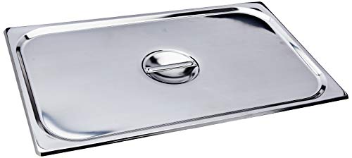 Tampa P/cuba Gn 1/1 S/recorte P/alcas Brinox Aço Inox