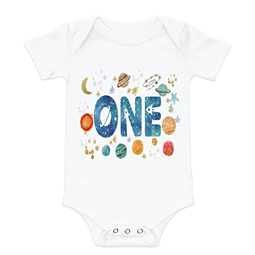 Space One Birthday shirt Birthday boy Shirt astronaut 1st Birthday Party 1st trip around the sun birthday outfit rocket 1st Birthday Shirt