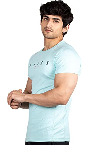 Image of FUAARK Men's Round Neck Slim fit Gym & Active wear Sports T-Shirt for Workout & Casual Wear