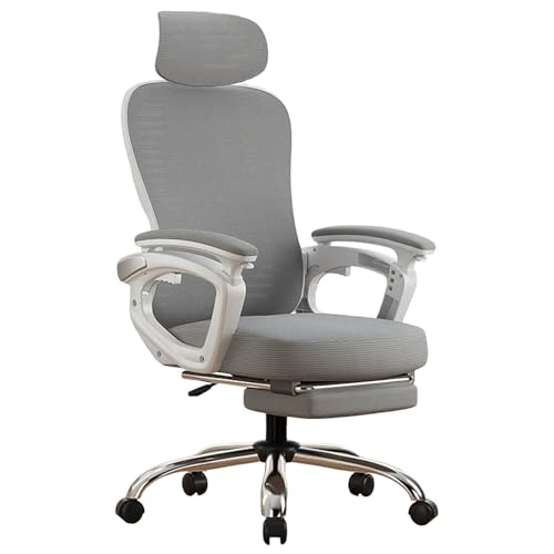 Silla Gaming con reposabrazos articulados, Silla para Videojuegos con reposacabezas y cojín Lumbar Ajustables, Silla ergonómica para Escritorio con reposapiés para Adultos