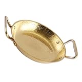 NUOBESTY Olla de Cocina de Acero Inoxidable con Asas Dobles para Hot Pot y Mariscos Sartén Multifuncional Alta Resistencia al Calor para Uso Cocina Diaria