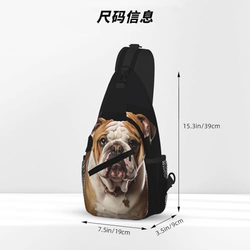Morrales tipo Sling Bag para hombres y mujeres urbano negro miniatura 4