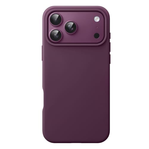 Image of JETech Silicone Cover Case for iPhone New Pro Max, Silky Touch, Dark Cherry