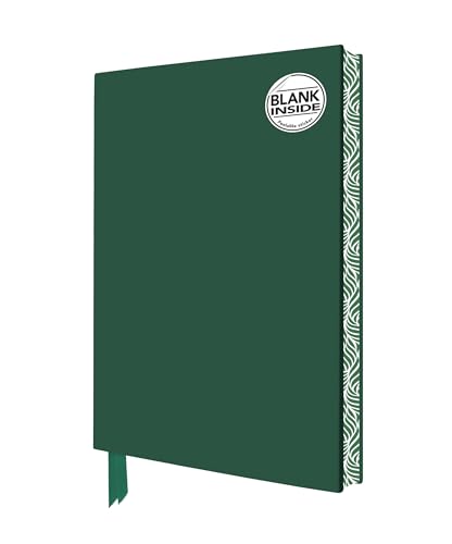 Exquisit Notizbuch ohne Linien DIN A5: Moosgrün: Unser hochwertiges Blankbook ohne Linien mit Softcovereinband aus Kunstleder und farbigem, ... Buchschnitt (Exquisit Notizbuch DIN A 5)