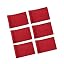 8x6 Inch- Blank Red- 6pk