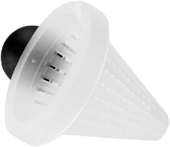 1 Pc White Cone Shape Aquarium Red Worm Fish Feeder with Suction 7cm Height Professional Automatic Feeders Fish