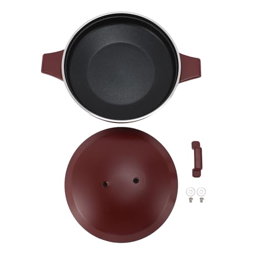 Pentola in lega di alluminio, pentole per pesce multifunzionali vintage con manico per ristorante commerciale domestico