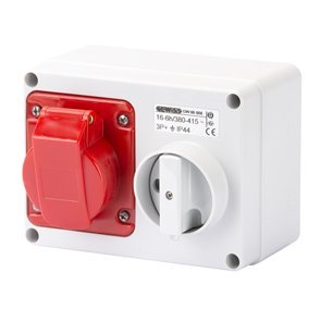 Prise renforcée 2P+E 16A 400V 9H pour résoudre les coupures de courant